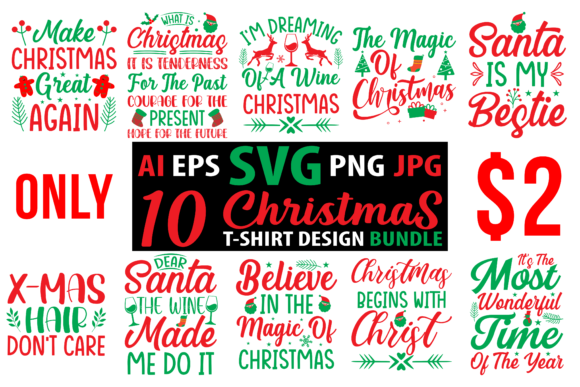Christmas T-Shirt Design SVG Bundle 3 Review