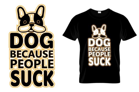 Dog T Shirt Design Print Template Review