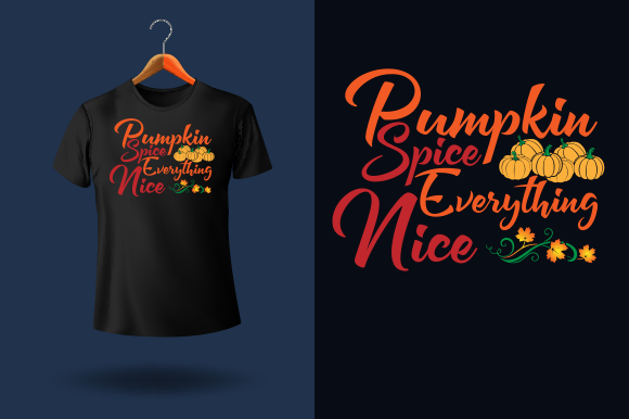 Fall- Autumn Typography T-shirt Design Review