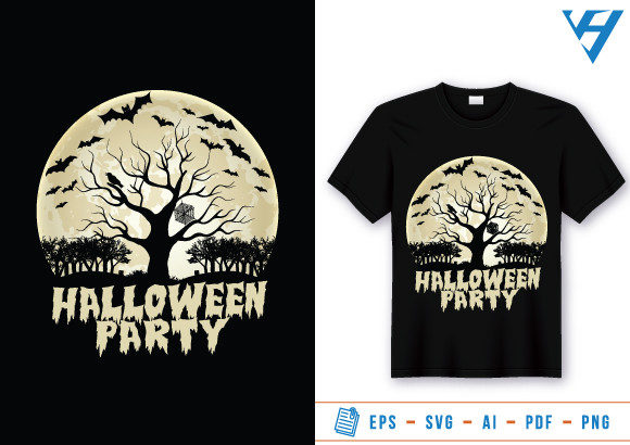 Halloween Party T-Shirt Design Review