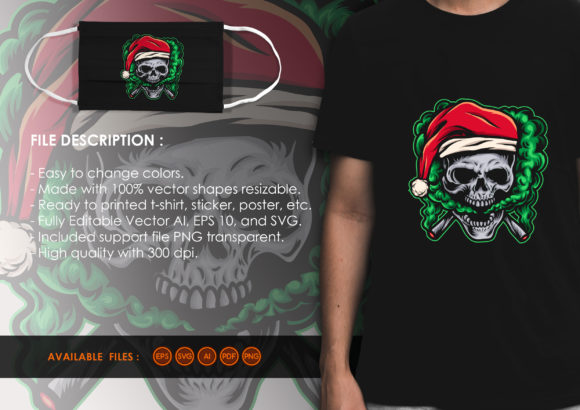 Santa Skull Smoking Weed: A Designer's Embroidery Review