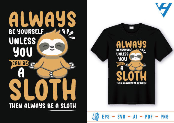 Sloth Lover T-Shirt Design: A Real Designer's Review