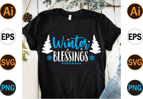 Winter Typography SVG T Shirt Design Review