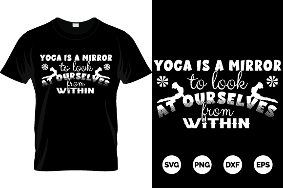 Yoga T Shirt Design EPs SVG PNG Review